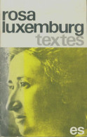 Textes (1969) De Rosa Luxemburg - Politique