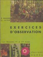 Exercices D'observation CE1 Et CE2 (1970) De M Chassaing - 6-12 Years Old