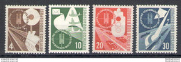 1953 Germania - Repubblica Federale Tedesca - Esposizione Trasporti Yvert N. 53-56 - MNH** - Autres & Non Classés
