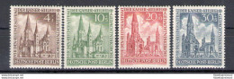 1953 Germania - Berlino - Chiesa Eretta A Ricordo Imperatore Guglielmo - Yvert N. 92-95 - MNH** - Sonstige & Ohne Zuordnung