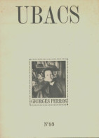 Ubacs N°8/9 : Georges Perros (1984) De Collectif - Zonder Classificatie