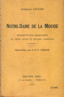 Notre-Dame De La Mouise (1932) De Grégoire Leclos - Andere & Zonder Classificatie