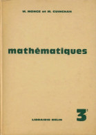 Mathématiques 3e (1966) De M. Monge - 12-18 Jahre