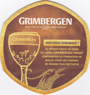 Beer Mat/coaster GRIMBERGEN From France - Beer Mats