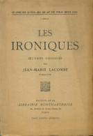 Les Ironiques (0) De Jean-Marie Lacombe - Andere & Zonder Classificatie