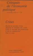 Critiques De L'économie Politique (nouvelle Série) N°7-8 (1979) De Collectif - Ohne Zuordnung