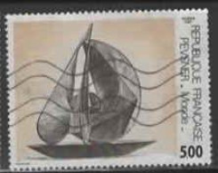 France Poste Obl Yv:2494 Mi:2631 Antoine Pevsner Monde Sculpture (Lign.Ondulées) - Used Stamps