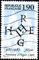 France Poste Obl Yv:2478 Mi:2614 Hugues Capet Noyon (Lign.Ondulées) - Used Stamps