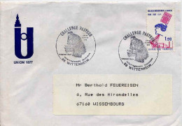 France Poste Obl Yv:2444 Mi:2577 Enseignement Technique (TB Cachet à Date) Lettre Wittenheim 25-26-10-86 - Cachets Commémoratifs