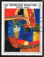 France Poste Obl Yv:2413 Mi:2544 Maurice Estève Skibet (Lign.Ondulées) - Oblitérés