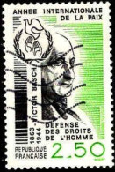 France Poste Obl Yv:2415 Mi:2545 Victor Basch Philosophe (Lign.Ondulées) - Used Stamps