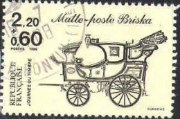 France Poste Obl Yv:2411 Mi:2542Cb Journee Du Timbre Malle-poste Briska (TB Cachet Rond) - Used Stamps