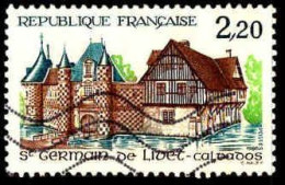 France Poste Obl Yv:2403 Mi:2538 Château De St Germain De Livet (Lign.Ondulées) - Oblitérés