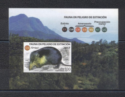 Cuba 2017-Endangered Fauna M/Sheet - Neufs