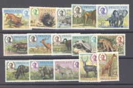 Swaziland  :  Yv 161-75  **  Animal - Swaziland (1968-...)