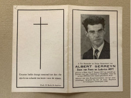 BP Albert Serreyn Gent Oostakker 06/1944 Gefusilleerd 40-45 24e Linie - Partizanen Commandant Weerstander Verzet WO2 - Devotion Images