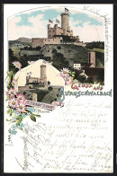 Lithographie Burgschwalbach, Burg Und Pension-Restaurant Schnabel  - Autres & Non Classés