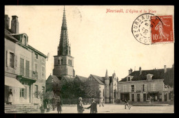 21 - MEURSAULT - L'EGLISE ET LA PLACE - Meursault