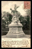 21 - BEAUNE - MONUMENT JOIGNEAUX - CARTE AUTOGRAPHE D'HENRY ARNOUX, PROPRIETAIRE-NEGOCIANT - Beaune