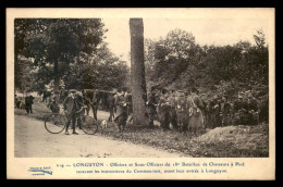 54 - LONGUYON - OFFICIERS ET SOUS-OFFICIERS DU 18E BATAILLON DE CHASSEURS A PIED - Longuyon