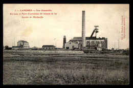 54 - LANDRES - SOCIETE DE MICHEVILLE - BUREAUX ET PUITS D'EXTRACTION DE MINERAI DE FER - MINE - Autres & Non Classés