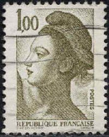 France Poste Obl Yv:2185 Mi:2306A Liberté De Delacroix (Lign.Ondulées) - Used Stamps