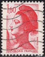 France Poste Obl Yv:2187 Mi:2308A Liberté De Gandon (Lign.Ondulées) - Used Stamps