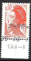 France Poste Obl Yv:2182 Mi:2303A Liberté De Gandon Bord De Feuille (Obl.mécanique) - Used Stamps