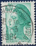 France Poste Obl Yv:2181 Mi:2302A Liberté De Gandon (TB Cachet à Date) 22-3-1984 - Used Stamps