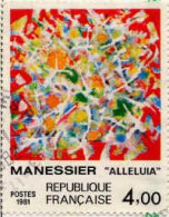 France Poste Obl Yv:2169 Mi:2298 Alfred Manessier Alléluia (cachet Rond) - Used Stamps