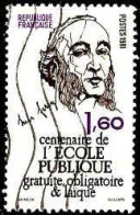 France Poste Obl Yv:2167 Mi:2284 Jules Ferry (Lign.Ondulées) - Usados