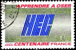 France Poste Obl Yv:2145 Mi:2271 Apprendre à Oser HEC (TB Cachet Rond) - Usados