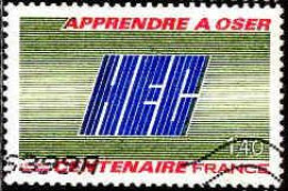 France Poste Obl Yv:2145 Mi:2271 Apprendre à Oser HEC (Obl.mécanique) - Gebraucht