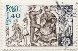 France Poste Obl Yv:2138 Mi:2259 Europa Cept Bourrée Croisée (Danse) (cachet Rond) - Used Stamps