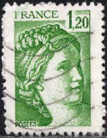 France Poste Obl Yv:2101 Mi:2215A Sabine De David (Lign.Ondulées) - Used Stamps