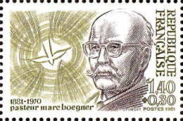 France Poste N** Yv:2153 Mi:2292 Marc Boegner Pasteur - Unused Stamps