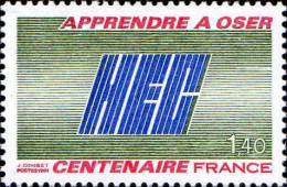 France Poste N** Yv:2145 Mi:2271 Apprendre à Oser HEC - Unused Stamps
