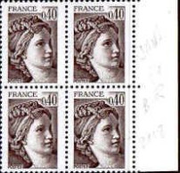 France Poste N** Yv:2118a Mi:2235z Sabine De David (Bloc 4x) - Ungebraucht