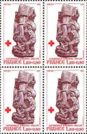 France Poste N** Yv:2116 Mi:2231A Cathédrale D'Amiens Stalles (Bloc De 4) - Unused Stamps