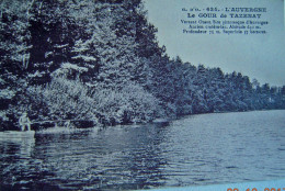 CPA Années 1920 -  Pêcheur Le GOUR De TAZENAT - Versant Ouest - VOLCANS D'AUVERGNE Charbonnières Les Vieilles, Volcans - Manzat