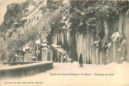 38 - Isère - Route Du Bourg-d'Oisans à La Grave - Paysage En Hiver - Animée - CPA - Voir Scans Recto-Verso - Autres & Non Classés