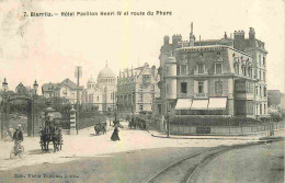 64 - Biarritz - Hôtel Pavillon Henri IV Et Route Du Phare - Animée - Correspondance - CPA - Oblitération Ronde De 1911 - - Biarritz