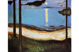 Art - Peinture - Edvard Munch - Moonlight - CPM - Carte Neuve - Voir Scans Recto-Verso - Malerei & Gemälde
