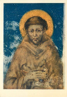 Art - Peinture Religieuse - Cimabue - San Francesco (partic, Di Affresco) - Assisi, Basilica Di S. Francesco - CPM - Car - Schilderijen, Gebrandschilderd Glas En Beeldjes