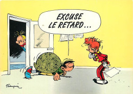 Bandes Dessinées - Gaston Lagaffe - Spirou - Fantasio - Franquin - CPM - Voir Scans Recto-Verso - Comicfiguren