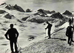 73 - Val D'Isère - La Grande Motte Et La Grande Casse Vues Du Sommet De Bellevarde - Animée - Skieurs - Carte Dentelée - - Val D'Isere