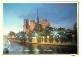 75 - Paris - Cathédrale Notre Dame - La Seine - Vue De Nuit - Carte Neuve - CPM - Voir Scans Recto-Verso - Notre-Dame De Paris