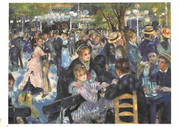 Art - Peinture - Pierre Auguste Renoir - Le Moulin De La Galette - Musée Du Louvre - Carte Neuve - CPM - Voir Scans Rect - Malerei & Gemälde
