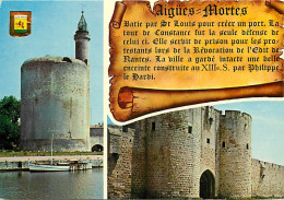 30 - Aigues Mortes - Multivues - Blasons - CPM - Voir Scans Recto-Verso - Aigues-Mortes