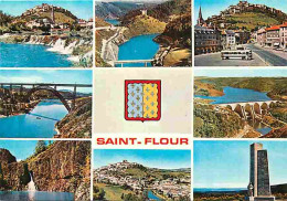 15 - Saint Flour - Multivues - Automobiles - Bus - Blasons - Carte Neuve - CPM - Voir Scans Recto-Verso - Saint Flour